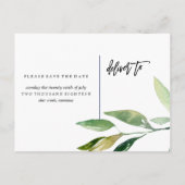 ボヘミ葉アの写真ポストカードを保存 案内ポストカード (裏面)