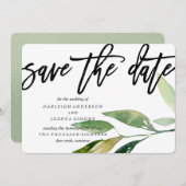 ボヘミ葉アの日付スクリプトの保存 セーブザデート (正面/裏面)