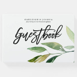 ボヘミ葉ア結婚のゲストブック ゲストブック