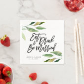 ボヘミ葉ア結婚のナプキン スタンダードカクテルナプキン (インサイチュ)