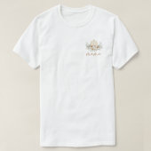 ボヘムボホテラコッタフローラパンプキンママ Tシャツ (デザイン正面)