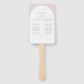 ボヘモダンミアンアーチ式計画手扇 ハンドファン (裏面)