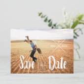 ボヘモダンミアンタイポグラフィ |写真の保存日付 セーブザデート (スタンド正面)