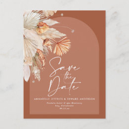 ボヘモダンミアンテラコッタパンパスグラススタイリッシュグラス 案内ポストカード