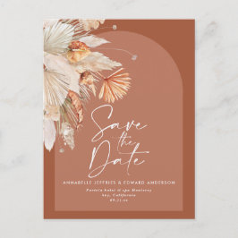 ボヘモダンミアンテラコッタパンパスグラススタイリッシュグラス 案内ポストカード