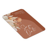 ボヘモダンミアンテラコッタパンパスグラススタイリッシュサ マグネット (右側)