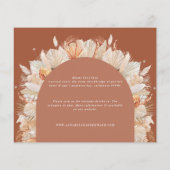 ボヘモダンミアンテラコッタパンパスグラス結婚ズ (裏面)