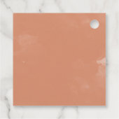 ボヘモダンミアンテラコッタ抽象芸術結婚ズ フェイバータグ (裏面)