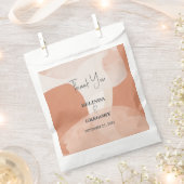 ボヘモダンミアンテラコッタ抽象芸術結婚ズ フェイバーバッグ (クリップ留めされた状態)