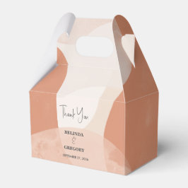 ボヘモダンミアンテラコッタ抽象芸術結婚ズ フェイバーボックス