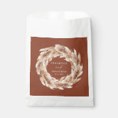 ボヘモダンミアンパンパスグラスボタントラストティール(緑がかった色)f フェイバーバッグ (正面)