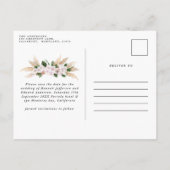 ボヘモダンミアンパンパスグラス結婚ラン 案内ポストカード (裏面)