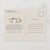 ボヘモダンミアンパンパスグラス結婚ラン 案内ポストカード (裏面)