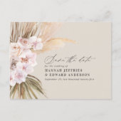 ボヘモダンミアンパンパスグラス結婚ラン 案内ポストカード (正面)