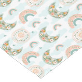 ボヘモダンミアンピンクレインボーフローラムーンサン ショートテーブルランナー (コーナー)