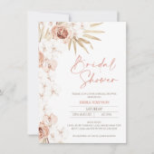 ボヘモダンミアンフローラオルチャーズブライダルシャワー 招待状 (正面)