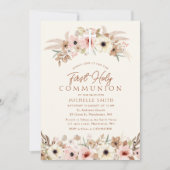 ボヘモダンミアンフローラ初の聖餐式 招待状 (正面)