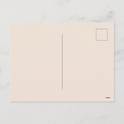 ボヘモダンミアンモスワイルドフラワー抽象芸術模様 シーズンポストカード (裏面)