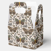 ボヘモダンミアンモスワイルドフラワー抽象芸術模様 フェイバーボックス (オープン)