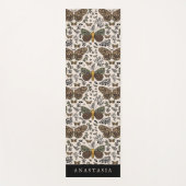 ボヘモダンミアンモスワイルドフラワー抽象芸術模様 ヨガマット (正面)