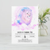 ボヘモダンミアンライオン誕生日 招待状 (スタンド正面)