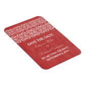 ボヘモダンミアン日付磁石、赤を保存 マグネット (右側)