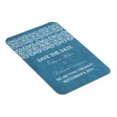 ボヘモダンミアン日付磁石、青を保存 マグネット (右側)