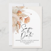 ボヘモダンミアン植物園テラコッタパンパスグラス セーブザデート (正面)