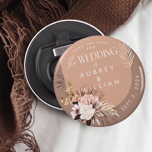 ボヘモダンミアン水の色のフローラ日付を保存 栓抜き