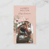 ボヘモダンミアン水彩望峰フォトアーチYoga 名刺 (正面)