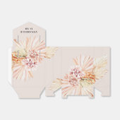 ボヘモダンミアン水色フローラパステル誕生日 フェイバーボックス (折り畳みなし)