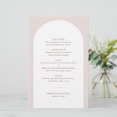 ボヘモダンミアン結婚アーチの名刺(名前) (スタンド正面)