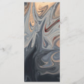 ボヘモダンミミニマルア芸術的抽象芸術結婚ズ メニュー (裏面)