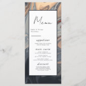 ボヘモダンミミニマルア芸術的抽象芸術結婚ズ メニュー (正面)