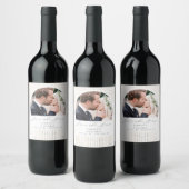 ボヘモダンミミニマルン写真保存 ワインラベル (ボトル)
