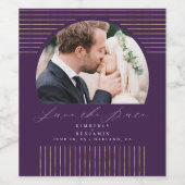 ボヘモダンミミニマルン写真保存 ワインラベル (シングルラベル)