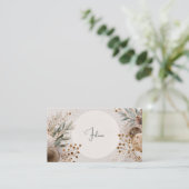 ボヘモダンミ自然ック植物学 名刺 (スタンド正面)