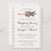 ボヘ素朴ミアンアローウェディングシャワー招待状 招待状 (正面)