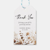 ボヘ素朴ミアンテラコッタフローラありがとう ギフトタグ (正面)