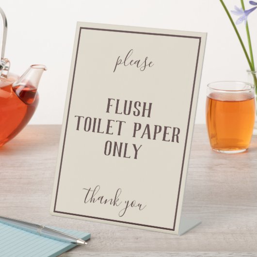 ボヘ素朴ミアン小麦の浴室浄化用カウンター標識 台座サイン (インサイチュ)