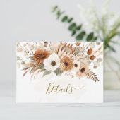 ボヘ素朴ミアン秋フローラ結婚ズ | エンクロージャーカード (スタンド正面)