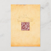 ボヘ素朴ミアン結婚ヒマワリ エンクロージャーカード (裏面)