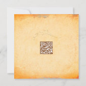 ボヘ素朴ミアン結婚ヒマワリ セーブザデート (裏面)