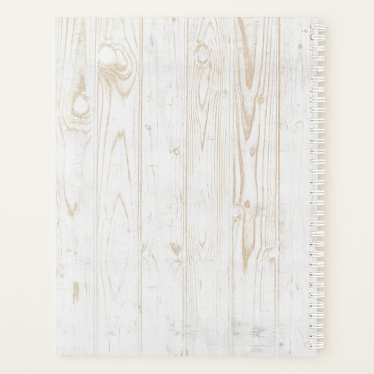 ボヘ素朴ミアン結晶の宝石と矢印の水色 プランナー手帳 (裏面)