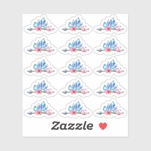 ボヘ素朴ミアン結晶ジェムズアロージプシープランナー シール (シート)