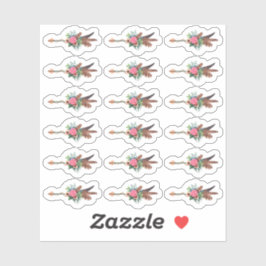 ボヘ素朴ミアン羽矢フローラプランナーシート シール