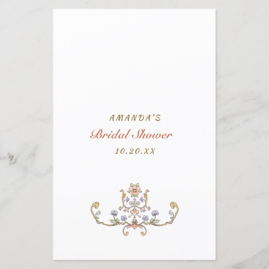 ボヘ華美ミアンブライダルシャワーゲーム (裏面)