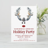 ボホおもしろいトナカイの休日パ企業のーティ 招待状 (スタンド正面)