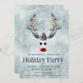 ボホおもしろいパインコーントナベリ企業のー 招待状 (正面/裏面)