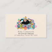 ボホおもしろいヒッピーレトロペットシッティングサービス 名刺 (正面)